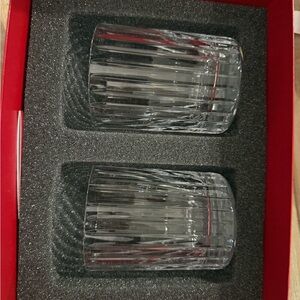 Baccarat crystal glasses set of 2, unopened. Have 6 total NIB